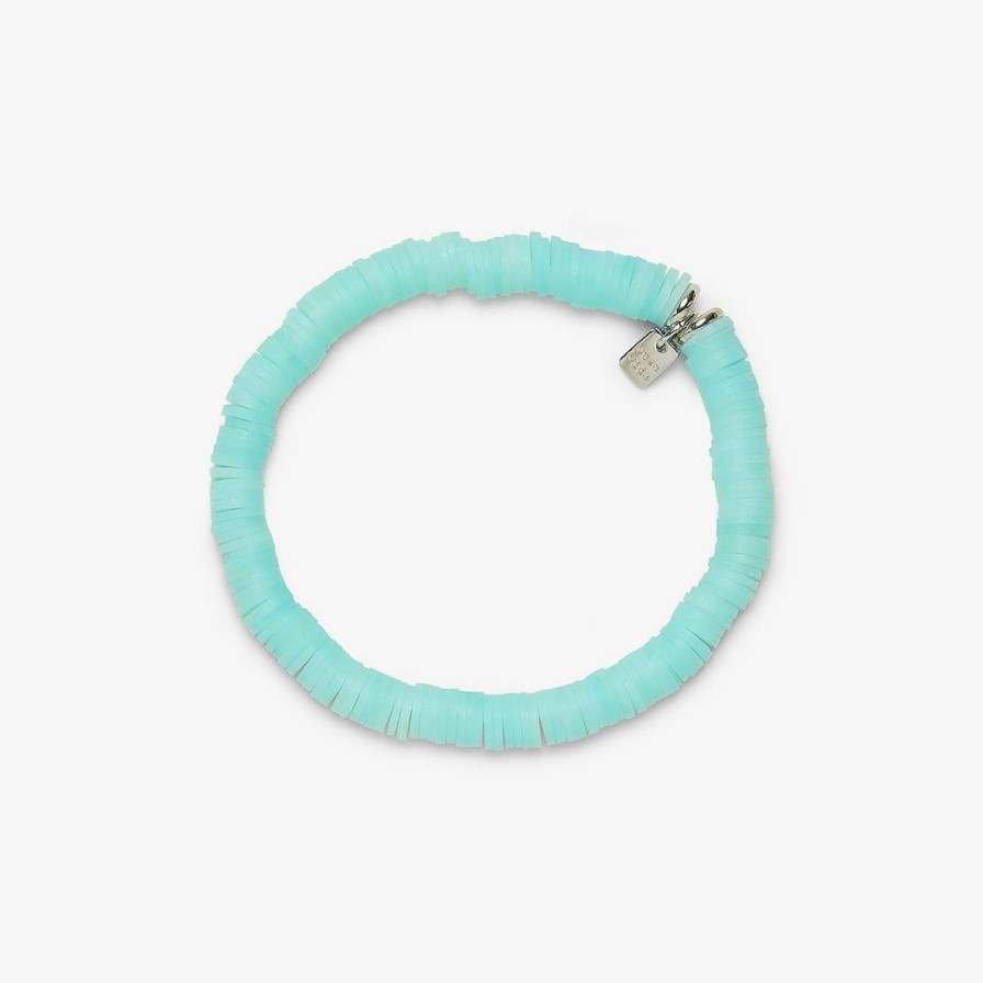 Jewelry * | Deals Pura Vida Bracelets Pastel Disc Stretch Bracelet Men'S