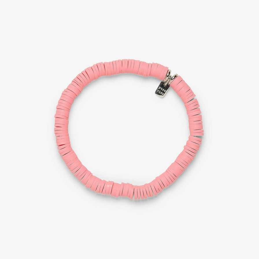 Jewelry * | Deals Pura Vida Bracelets Pastel Disc Stretch Bracelet Men'S