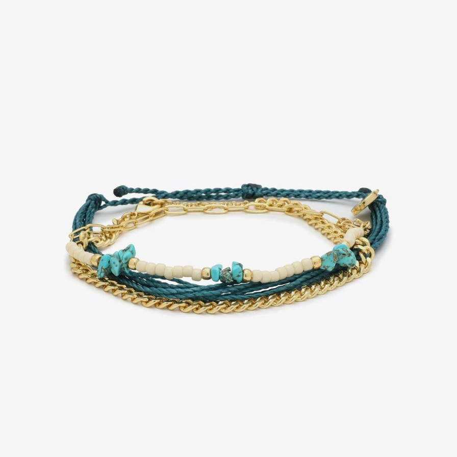 Jewelry * | Best Sale Pura Vida Bracelets The Atlantic Stack Best Sellers