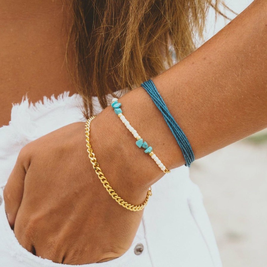 Jewelry * | Best Sale Pura Vida Bracelets The Atlantic Stack Best Sellers