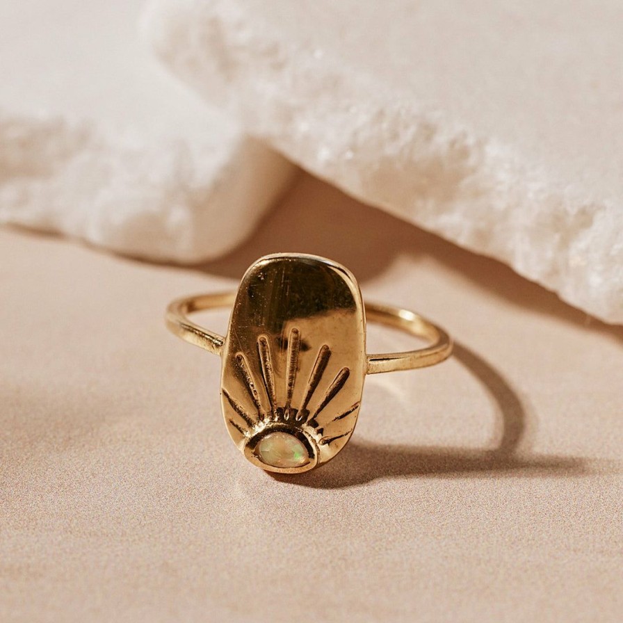 Jewelry * | Deals Demi Fine Best Sellers Sunshine Tag Ring