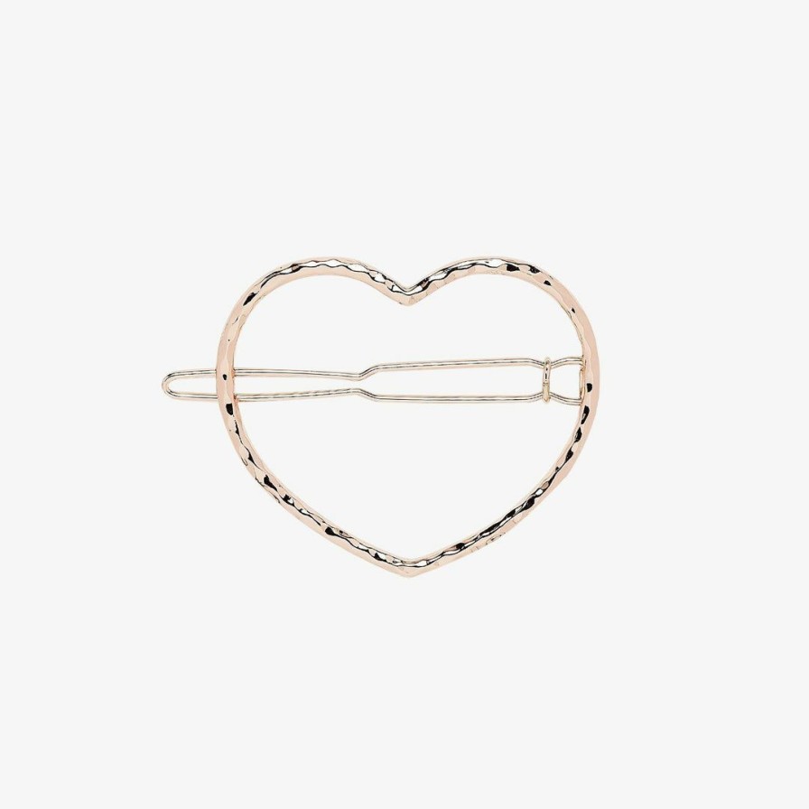 Accessories * | Hot Sale Spring 2021 Heart Hair Barrette Best Sellers