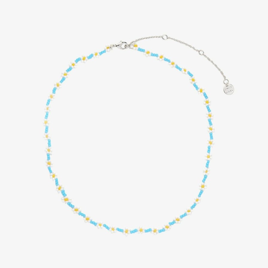 Jewelry * | Top 10 Pura Vida Bracelets Best Sellers Daisy Seed Bead Choker