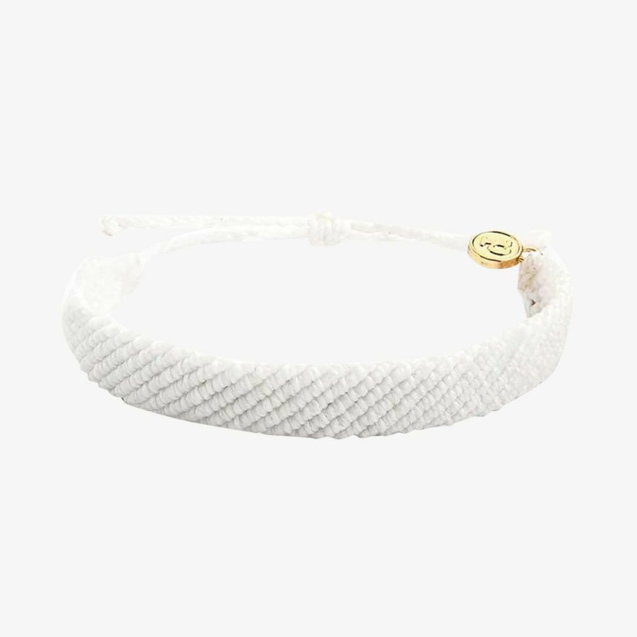 Jewelry * | Best Deal Pura Vida Bracelets Flat Wide Woven Bracelet Men'S