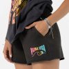 Clothing * | New Pura Vida Bracelets Surf Camp Sweatshorts Vintage Black