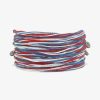 Jewelry * | Hot Sale Pura Vida Bracelets Red, White, Blue Friendship Pack