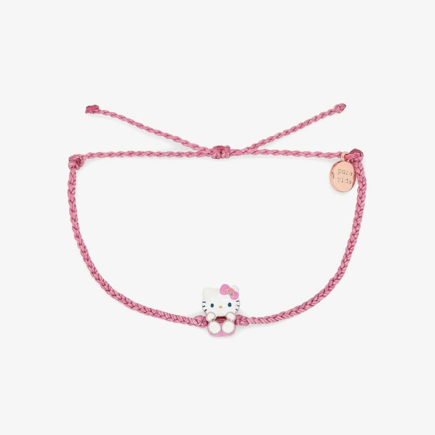 Jewelry * | Best Sale Sanrio Hello Kitty Enamel Charm Bracelet