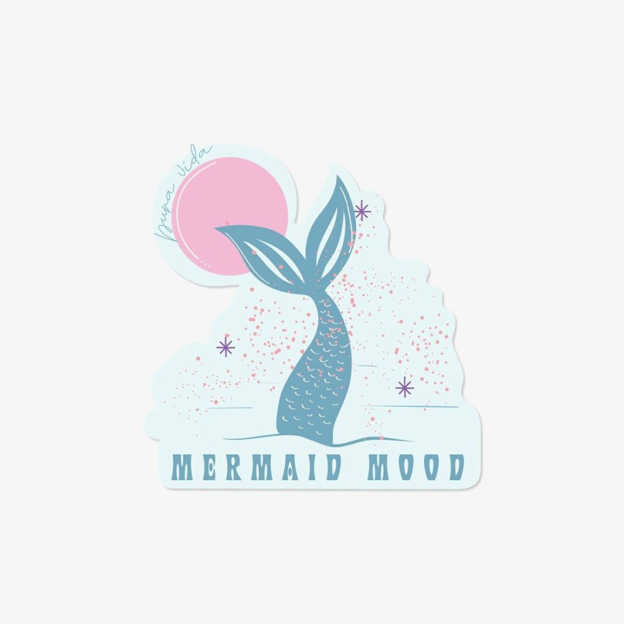 Accessories * | Best Sale Pura Vida Bracelets Mermaid Moon Sticker Best Sellers