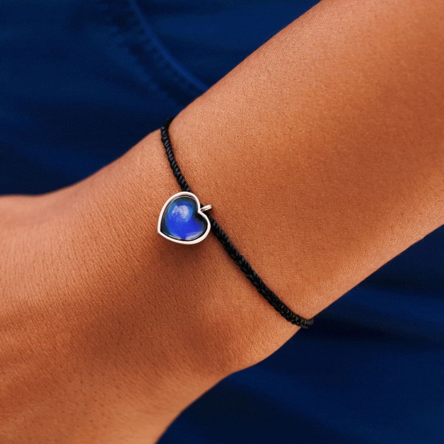 Jewelry * | Brand New Pura Vida Bracelets Trending On Tiktok Heart Mood Charm Bracelet