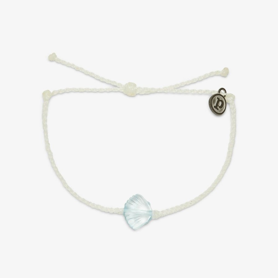 Jewelry * | Best Sale Pura Vida Bracelets Best Sellers Sea Through You Shell Charm Bracelet