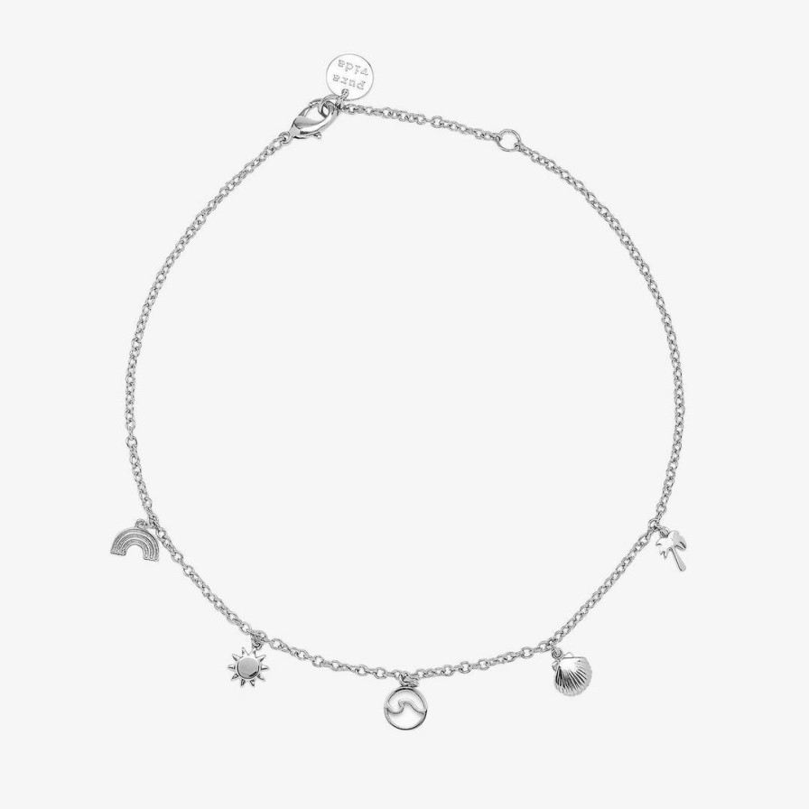 Jewelry * | Buy Pura Vida Bracelets Maui Charms Anklet