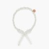 Jewelry * | Brand New Pura Vida Bracelets Mother Of Pearl Bow Stretch Bracelet