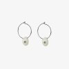 Jewelry * | Promo Spring 2021 Real Shell Hoop Earrings