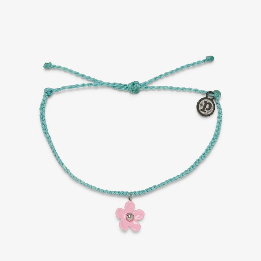 Jewelry * | Budget Pura Vida Bracelets Solstice Enamel Flower Charm Bracelet