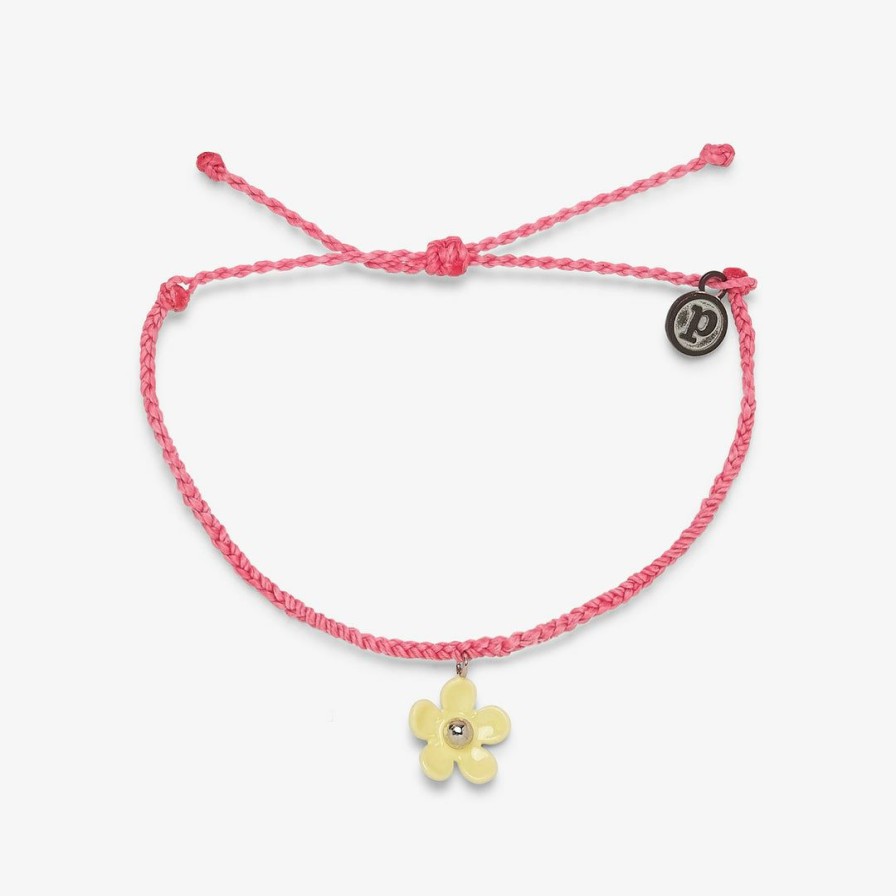 Jewelry * | Budget Pura Vida Bracelets Solstice Enamel Flower Charm Bracelet