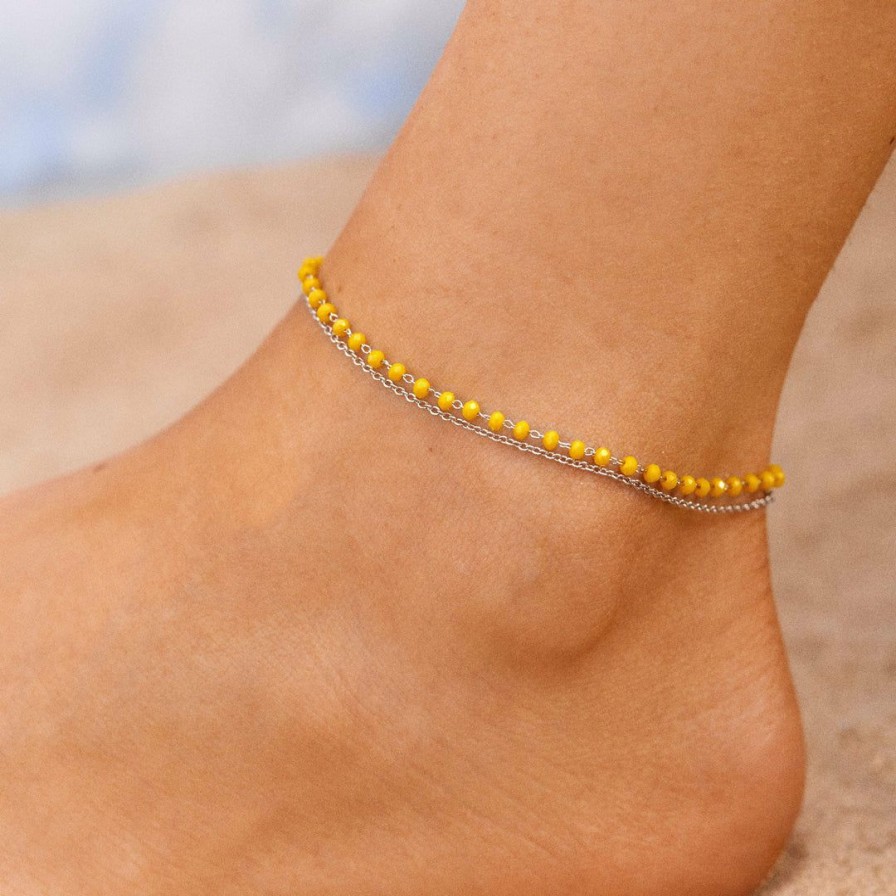 Jewelry * | Cheap Pura Vida Bracelets Neon Chain Anklet