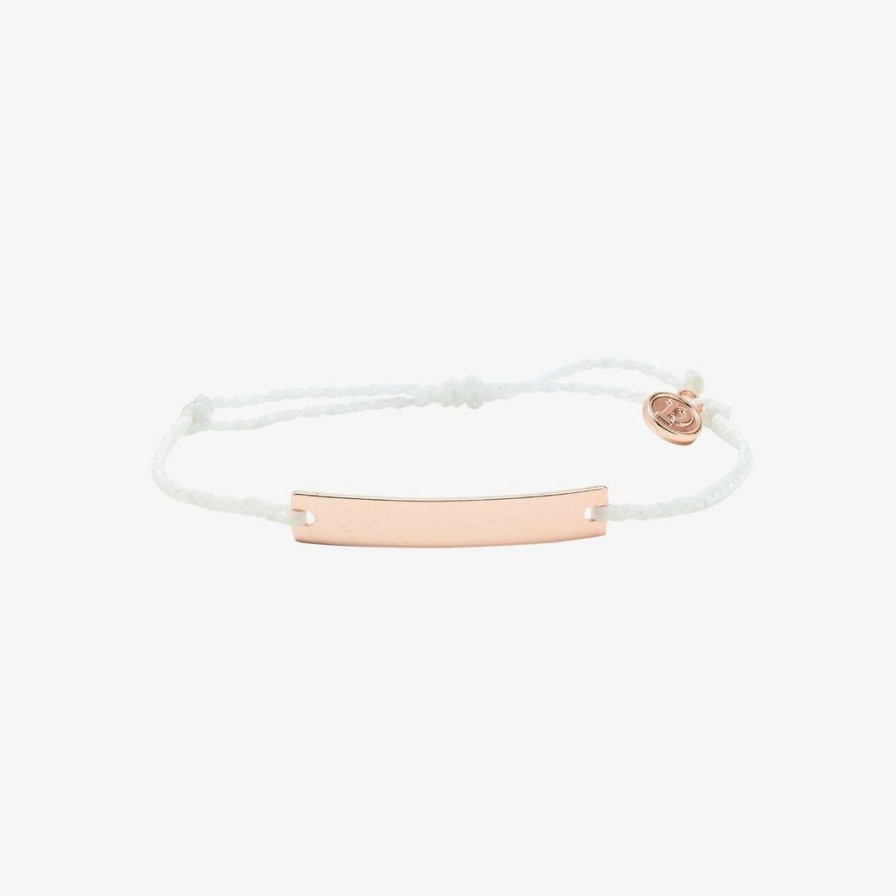 Jewelry * | Discount Pura Vida Bracelets Engravable Bar Bracelet