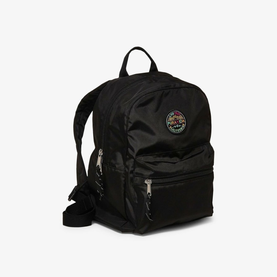 Accessories * | Hot Sale Pura Vida Bracelets Bags Black Mini Backpack