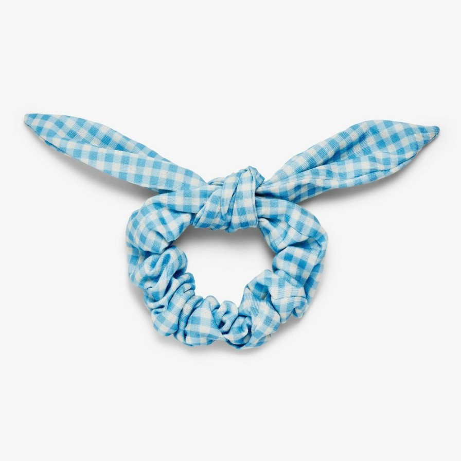 Accessories * | Best Reviews Of Pura Vida Bracelets Best Sellers Gingham Scrunchie Bow