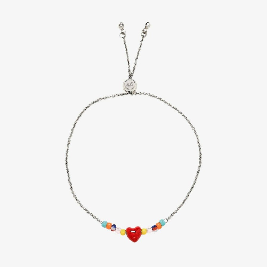 Jewelry * | Buy Spring 2021 Heart Slider Bracelet Best Sellers