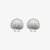 Jewelry * | Cheap Pura Vida Bracelets Delicate Shell Stud Earrings