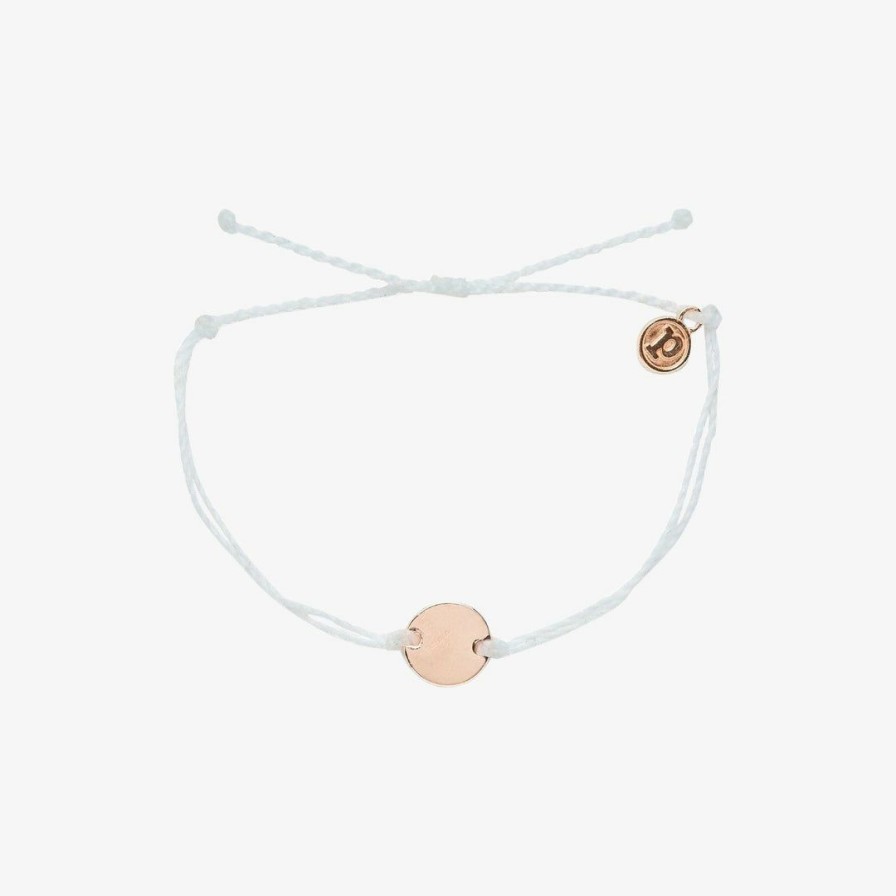 Jewelry * | Promo Pura Vida Bracelets Engravable Coin Bracelet Trending On Tiktok