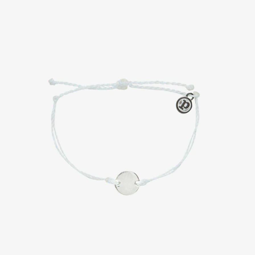 Jewelry * | Promo Pura Vida Bracelets Engravable Coin Bracelet Trending On Tiktok