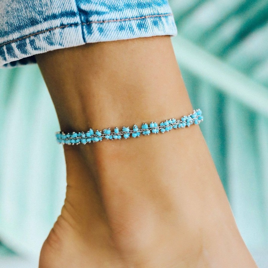 Jewelry * | Deals Spring 2021 Tulum Anklet Best Sellers