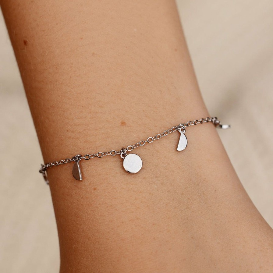 Jewelry * | Cheap Pura Vida Bracelets Best Sellers Moon Phases Slider Bracelet