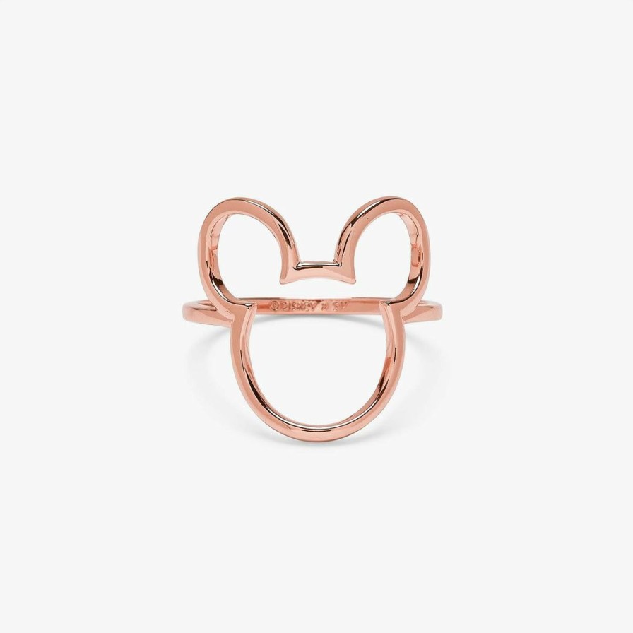 Jewelry * | New Disney Collection Disney Mickey Mouse Outline Ring