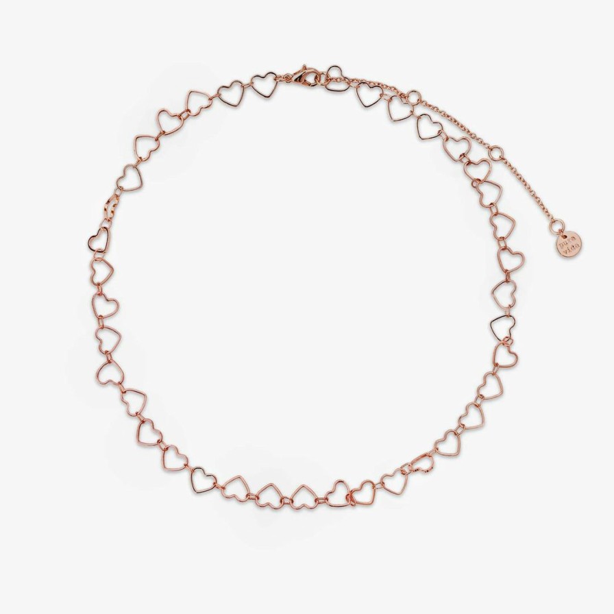 Jewelry * | Discount Pura Vida Bracelets Best Sellers Heart Chain Choker