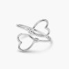 Jewelry * | Flash Sale Pura Vida Bracelets Trending On Tiktok Heart Wire Wrap Ring