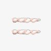 Accessories * | Promo Pura Vida Bracelets Enamel Wave Hair Barrettes (Set Of 2) Best Sellers