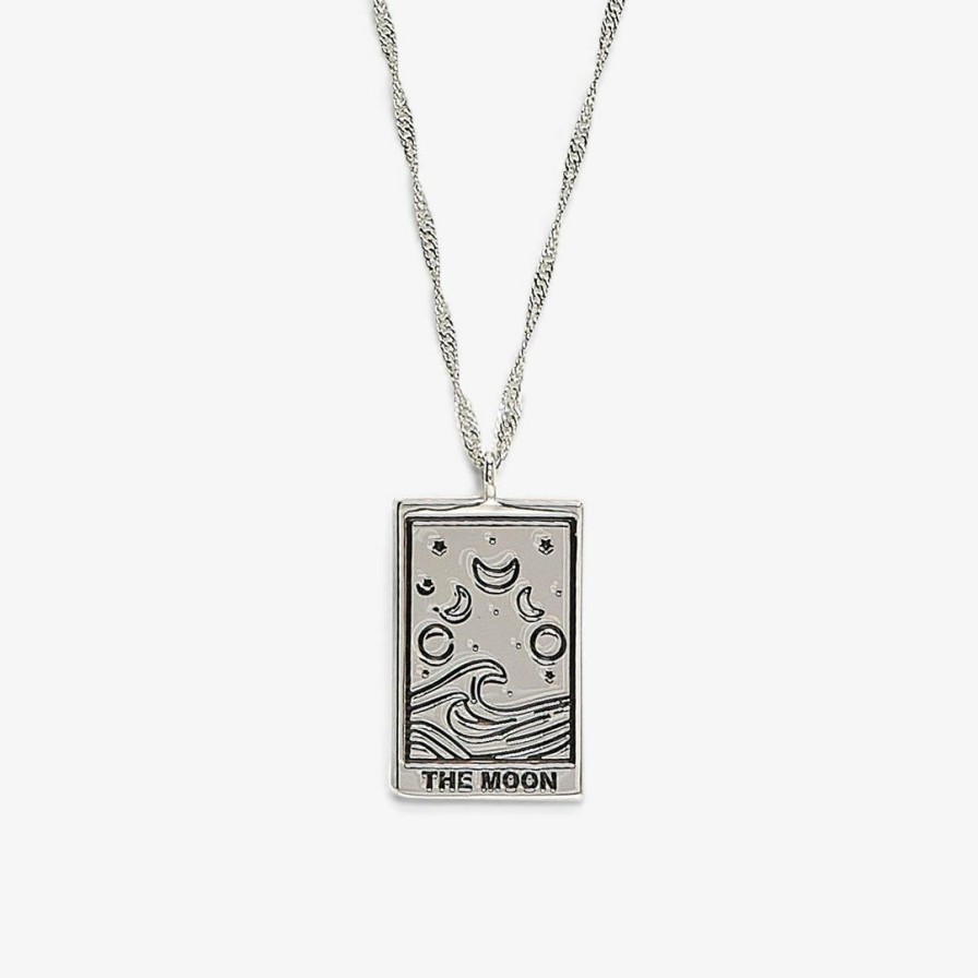 Jewelry * | Buy Pura Vida Bracelets Tarot Card Pendant Necklace Trending On Tiktok