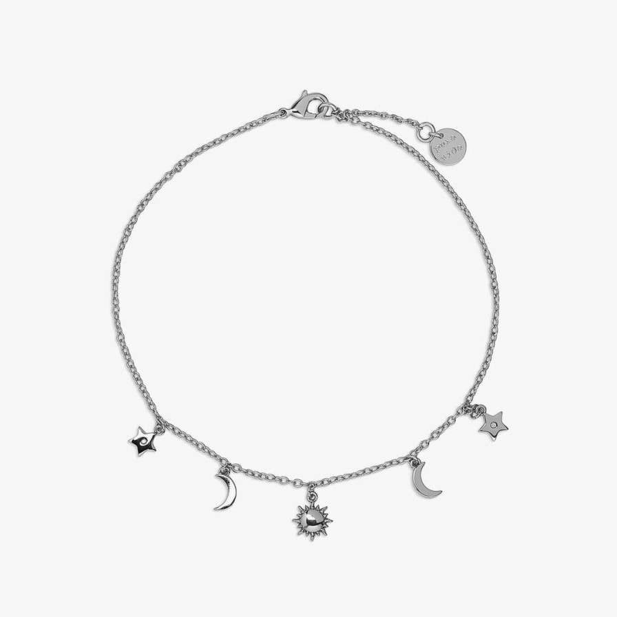 Jewelry * | Cheapest Pura Vida Bracelets Celestial Chain Anklet Best Sellers