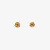 Jewelry * | Discount Spring 2020 Enamel Sunflower Stud Earrings