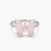 Jewelry * | Discount Pura Vida Bracelets Engraved Stone Butterfly Ring Best Sellers