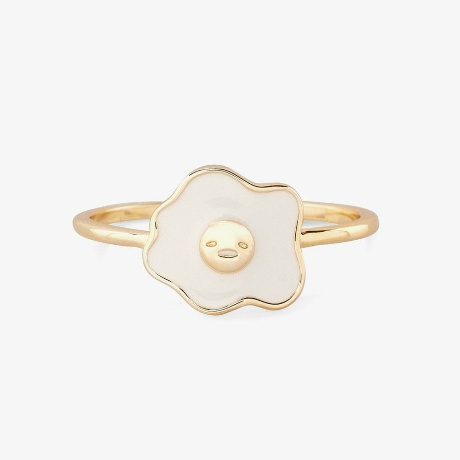 Jewelry * | Best Reviews Of Sanrio Gudetama Ring Best Sellers