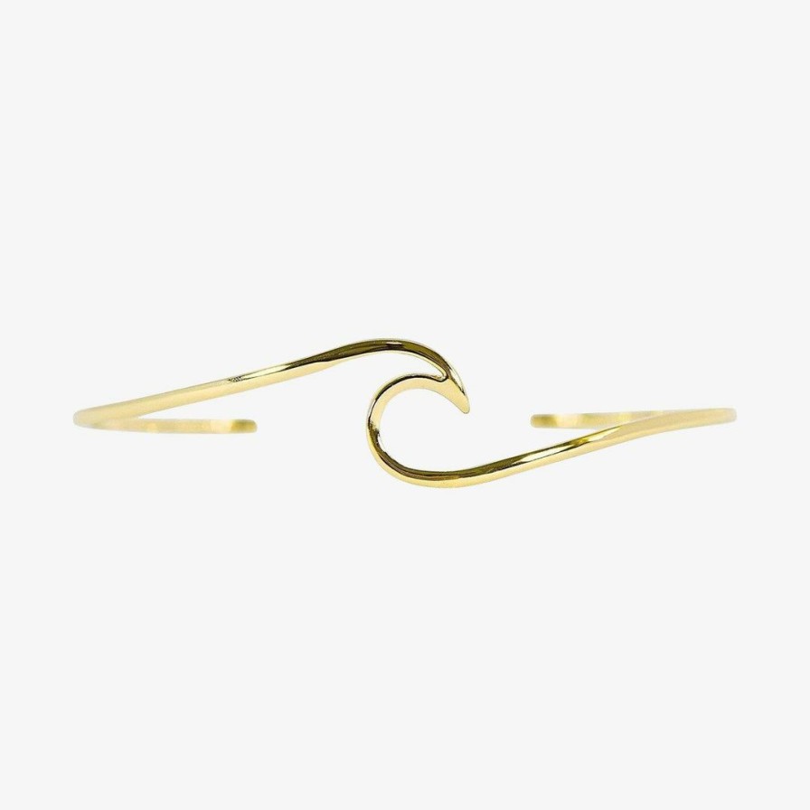 Jewelry * | Flash Sale Pura Vida Bracelets Best Sellers Wave Cuff Bracelet