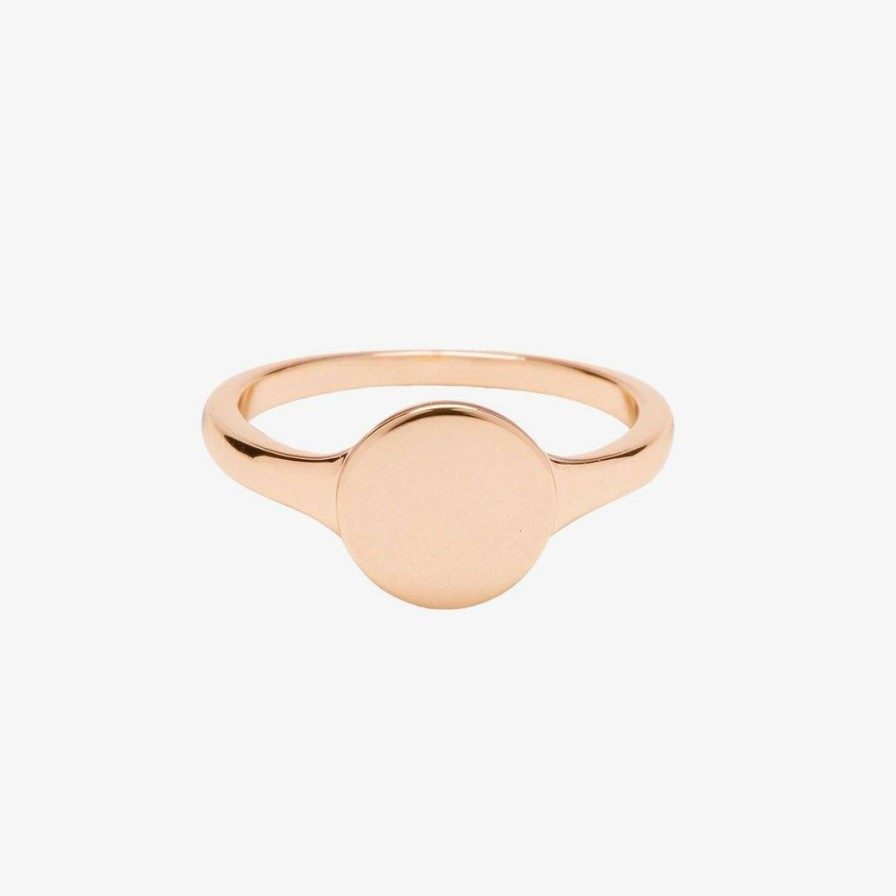 Jewelry * | Buy Pura Vida Bracelets Engravable Signet Ring Trending On Tiktok