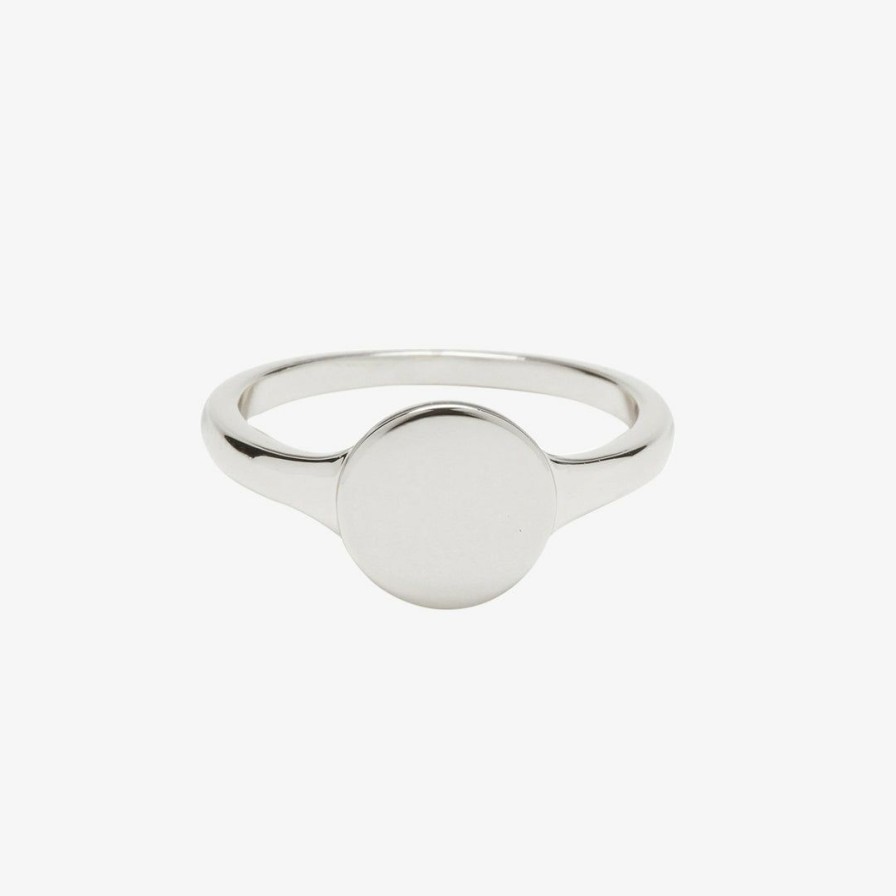 Jewelry * | Buy Pura Vida Bracelets Engravable Signet Ring Trending On Tiktok