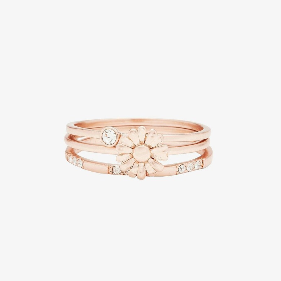 Jewelry * | Top 10 Spring 2021 Daisy Pickin' Ring Stack Best Sellers