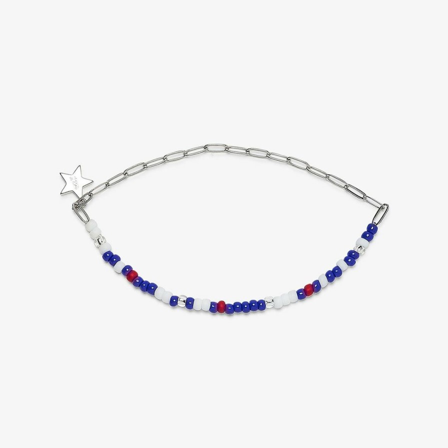 Jewelry * | Budget Pura Vida Bracelets Homes For Our Troops Stretch Bracelet Men'S