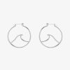 Jewelry * | Buy Pura Vida Bracelets Large Wave Hoop Earrings