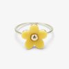 Jewelry * | Buy Pura Vida Bracelets Solstice Enamel Flower Ring Best Sellers