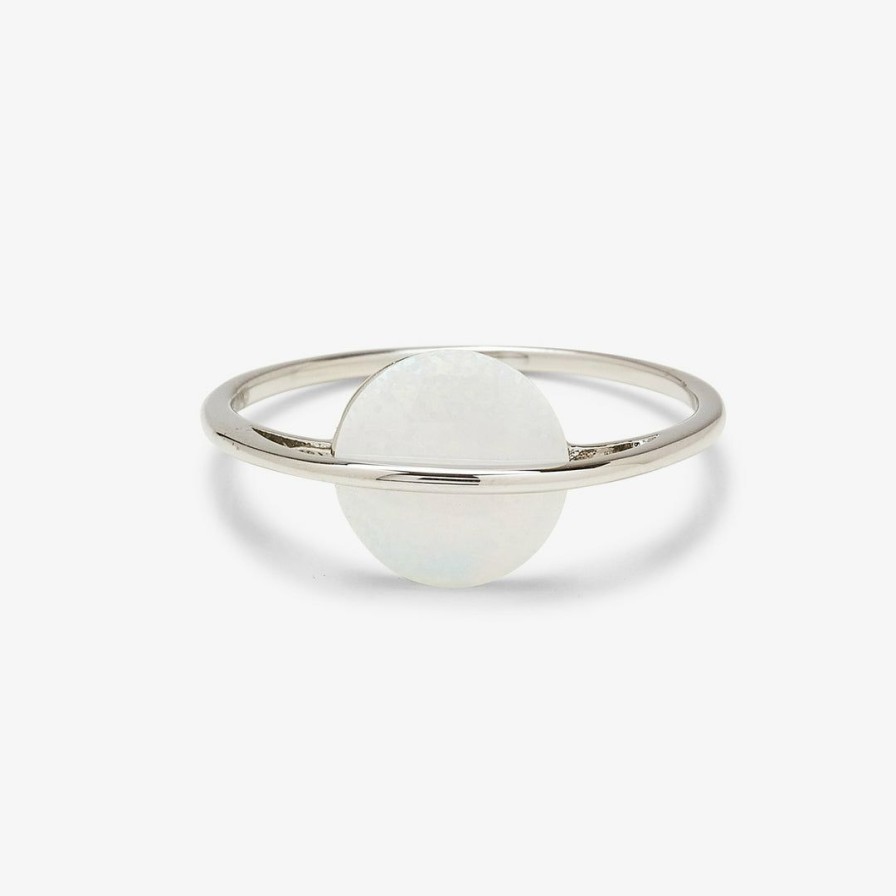 Jewelry * | Best Pirce Pura Vida Bracelets Trending On Tiktok Opal Saturn Ring