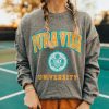 Clothing * | Best Reviews Of Pura Vida Bracelets Trending On Tiktok Pv University Oversized Crew Fleece Heather Grey