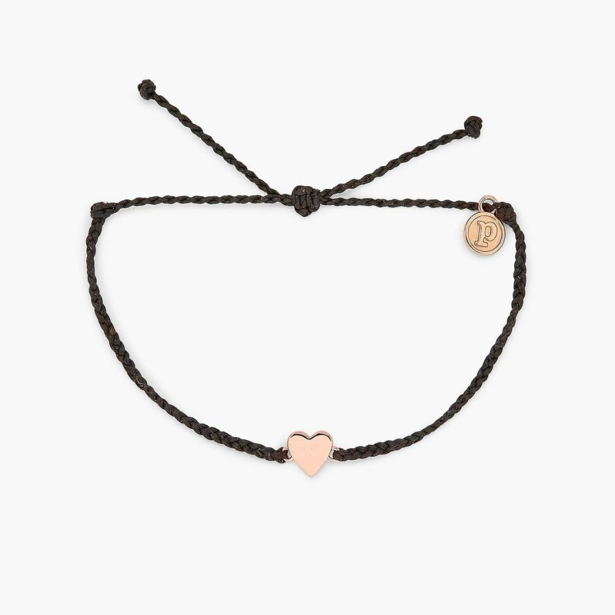 Jewelry * | Best Reviews Of Pura Vida Bracelets Engravable Heart Charm Trending On Tiktok