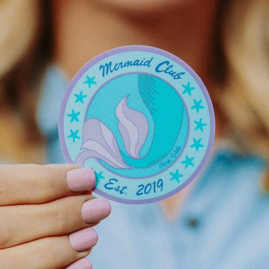 Accessories * | Buy Spring 2020 Best Sellers Mermaid Club Sticker