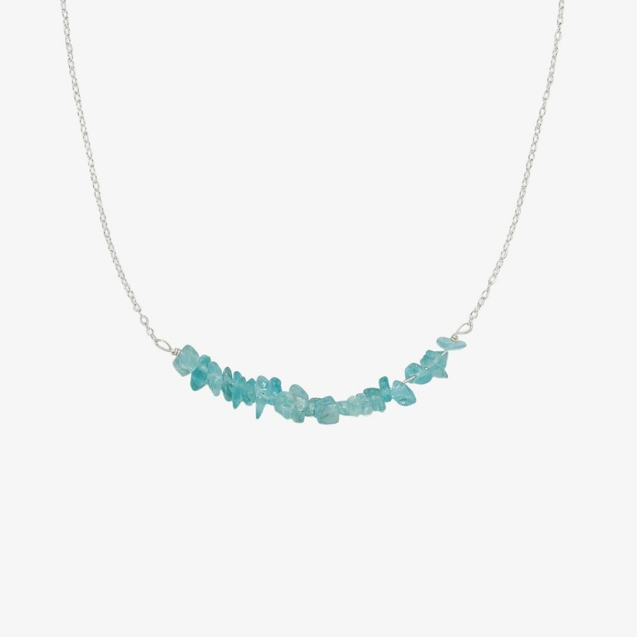 Jewelry * | Brand New Spring 2021 Best Sellers Aquamarine Chip Choker